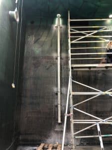 commercial plumbing project huntlee sewer plant