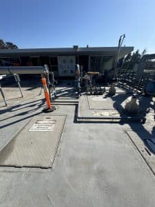 commercial plumbing project huntlee sewer plant