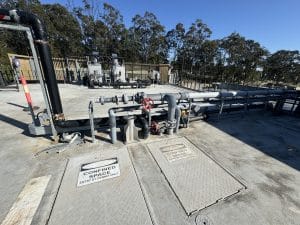 commercial plumbing project huntlee sewer plant