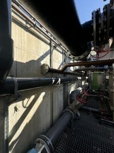 commercial plumbing project huntlee sewer plant