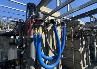 commercial plumbing project huntlee sewer plant