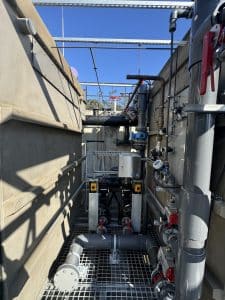 commercial plumbing project huntlee sewer plant